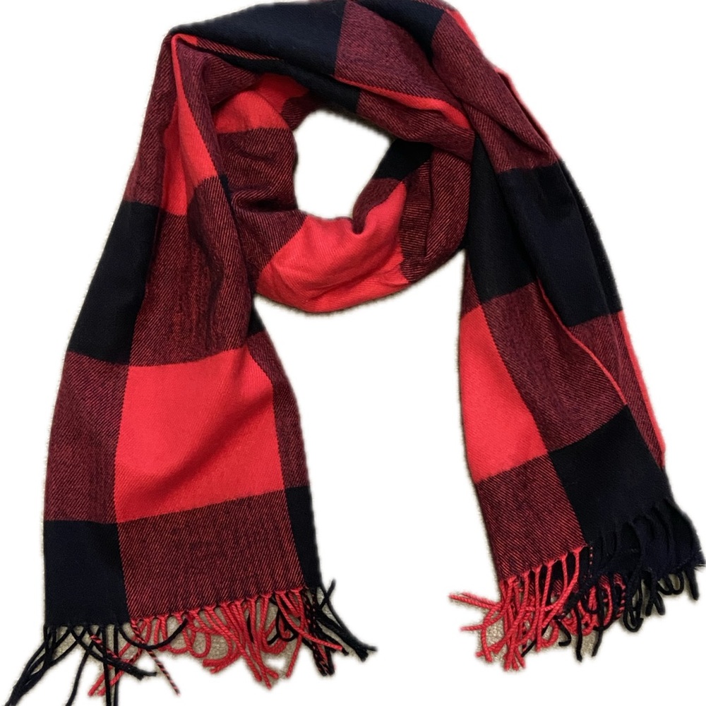 J Crew Buffalo Plaid scarf NWOT